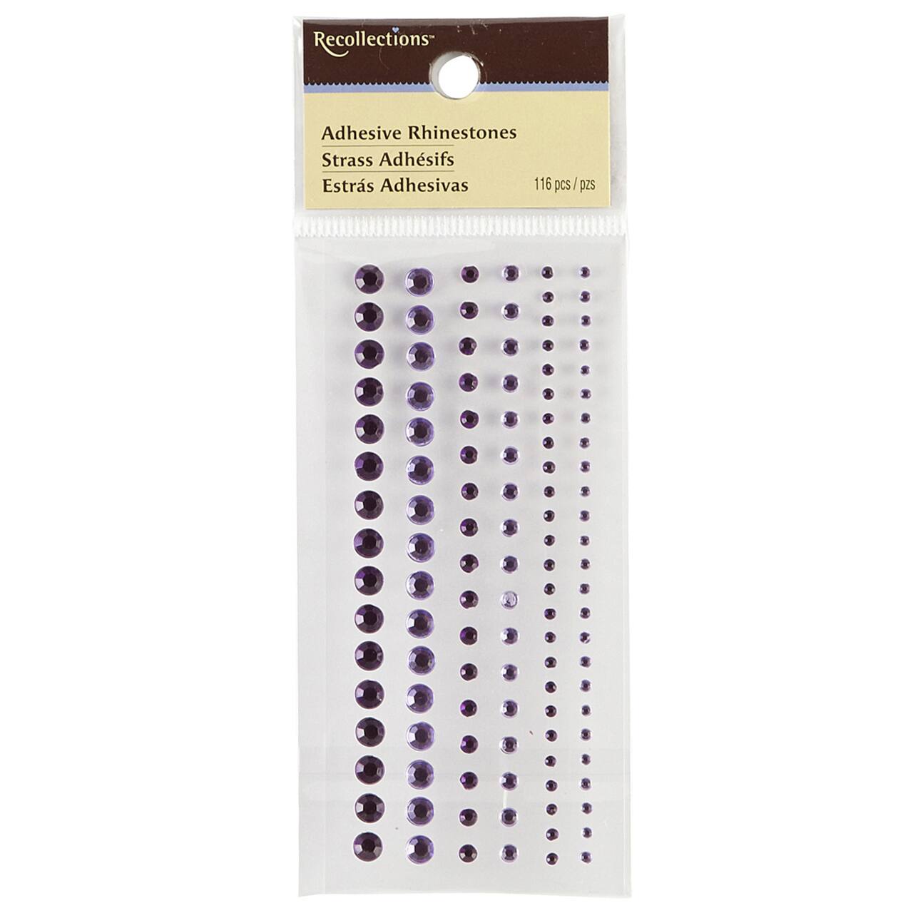 12 Pack: Adhesive Rhinestones Mixed Pack by Recollections™